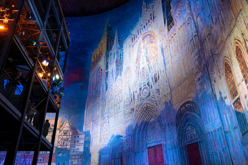 Panometer Leipzig  Die Kathedrale von Monet  am 15 03 2024Foto Tom Schulze - &copy;© asisi