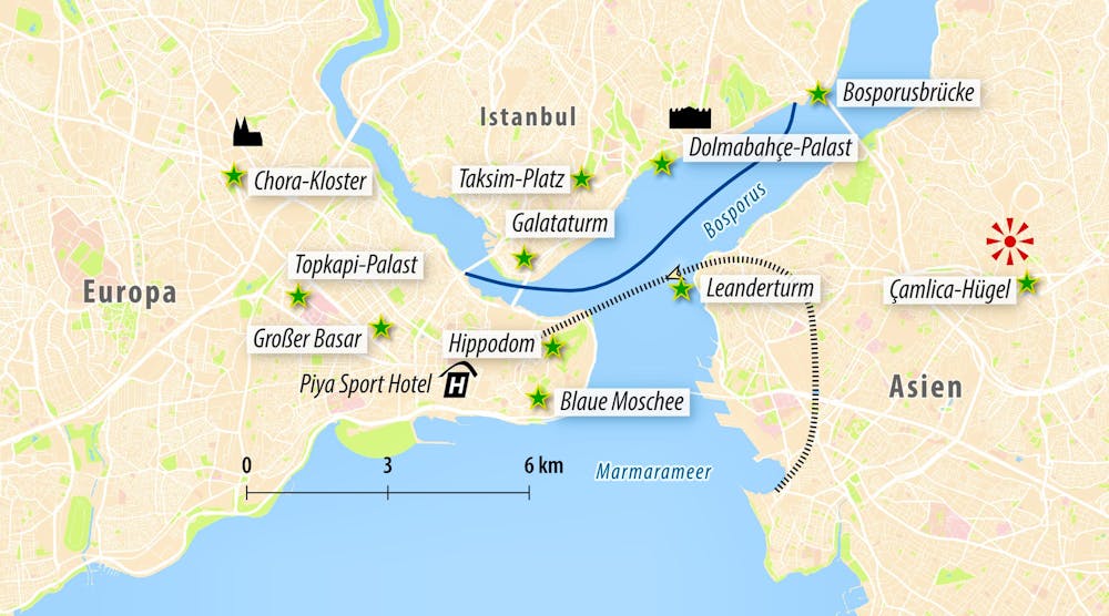 Ihre Reiseroute – © Eberhardt TRAVEL