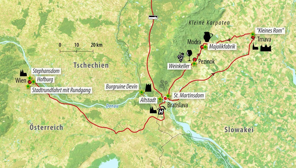 SK-YYBRA Reisekarte – © Eberhardt TRAVEL