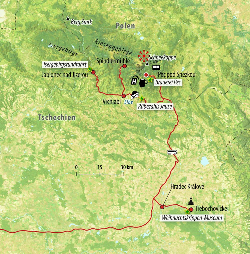 CZ-YYHAR Reisekarte – © Eberhardt TRAVEL