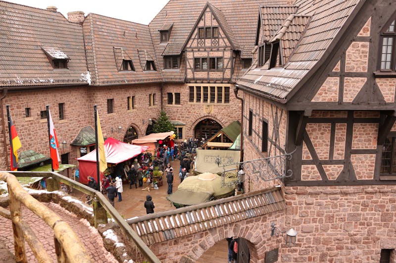 Eisenach - Weihnachtsmarkt auf der Wartburg - ©Pixel62 - stock.adobe.com