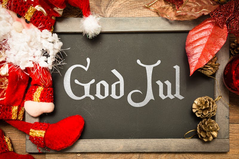 God Jul! - Weihnachtsgrüße auf schwedisch - ©gustavofrazao - stock.adobe.com