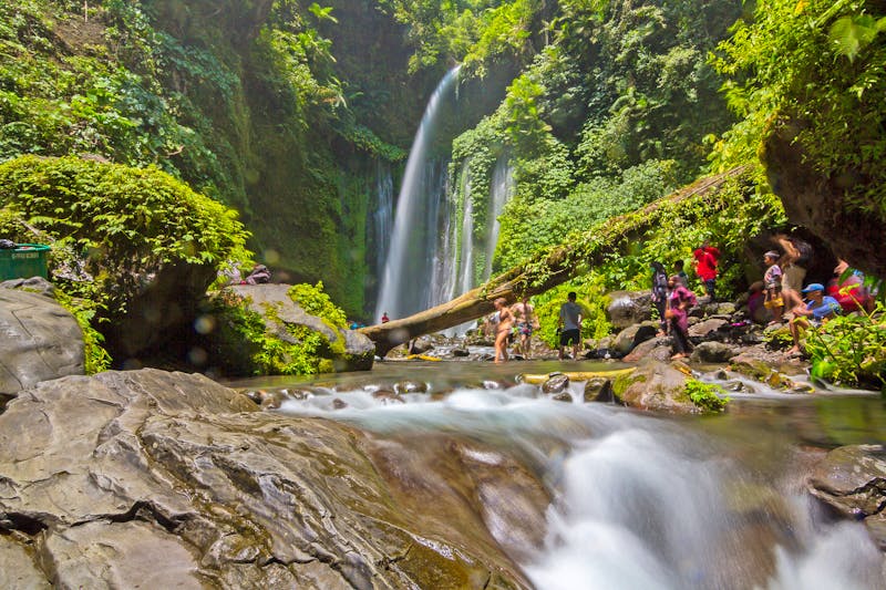 Am Tiu Kelep Wasserfall auf Lombok - ©iswan - stock.adobe.com