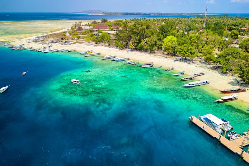 Insel Gili Air vor der Westküste von Lombok  - ©whitcomberd - stock.adobe.com