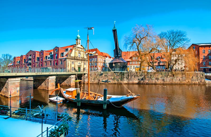 Lüneburg - Stint und Ilmenau im Winter - ©It's me - stock.adobe.com