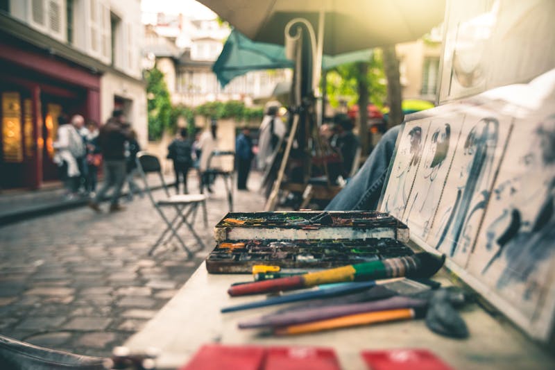 Künstler am Place du Tertre im Viertel Montmartre - Paris - ©TIMDAVIDCOLLECTION - stock.adobe.com