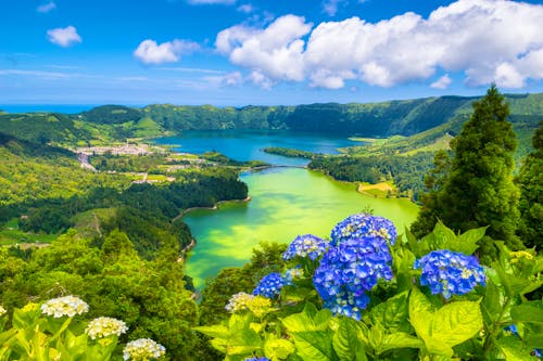 Sete Cidades auf der Azoren-Insel Sao Miguel &ndash; &copy; Nido Huebl - stock.adobe.com