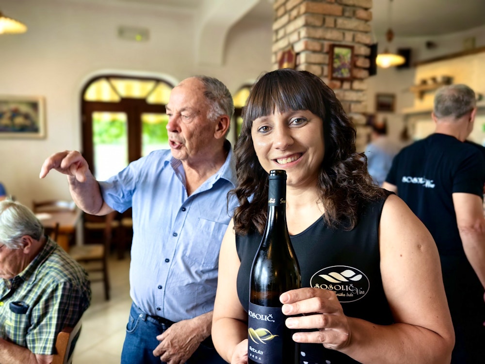 Weinprobe der Brda-Region in Slowenien – © Simone Willner - Eberhardt TRAVEL