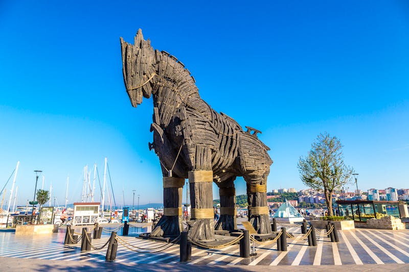 Kopie des hölzernen Pferdes von Troja in Canakkale - Türkei - ©Sergii Figurnyi - stock.adobe.com