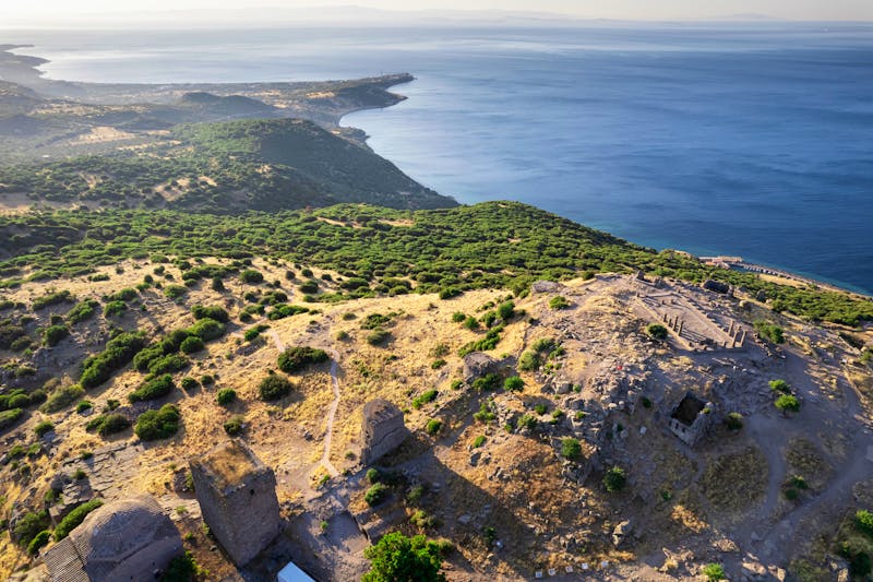 Luftaufnahme des antiken Assos - Türkei - ©Suzi - stock.adobe.com