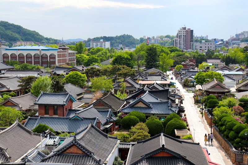 Traditionelle Hanok-Häuser in Jeonju - ©GARAM - stock.adobe.com