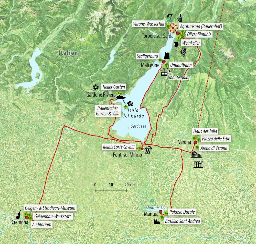 IT-PEGAF Reisekarte – © Eberhardt TRAVEL