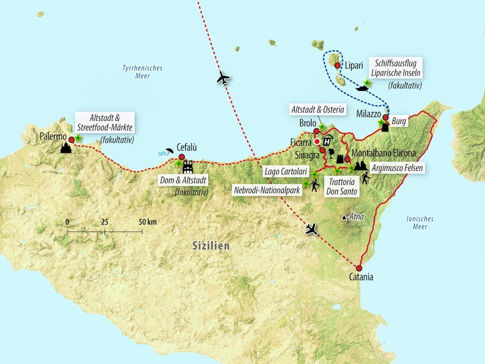 Ihre Reiseroute – © Eberhardt TRAVEL