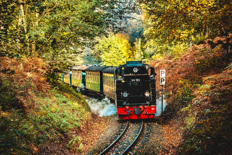 Eisenbahn Rasender Roland auf der Insel Rügen von Putbus über Binz nach Göhren - ©Mirko Boy - stock.adobe.com