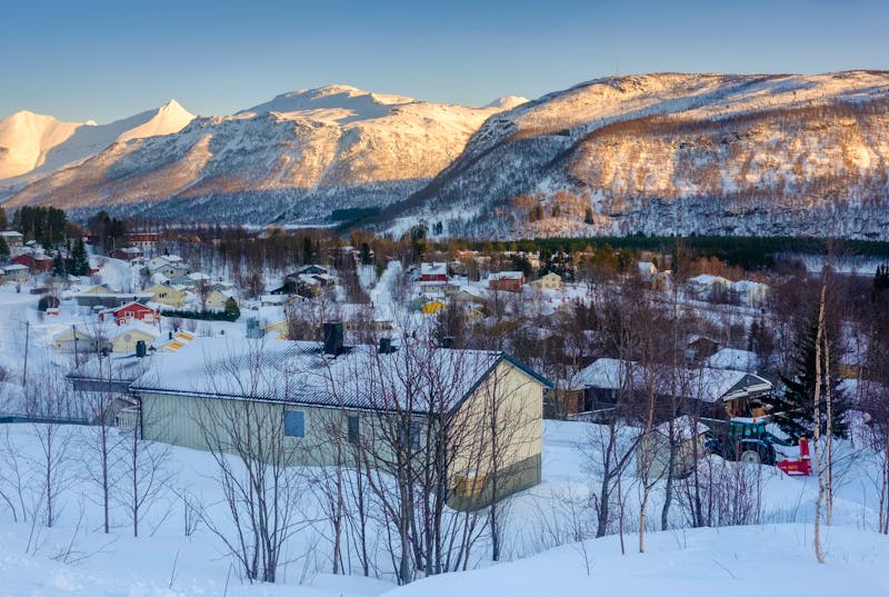 verschneite Landschaft in Nord-Norwegen - ©ali - stock.adobe.com