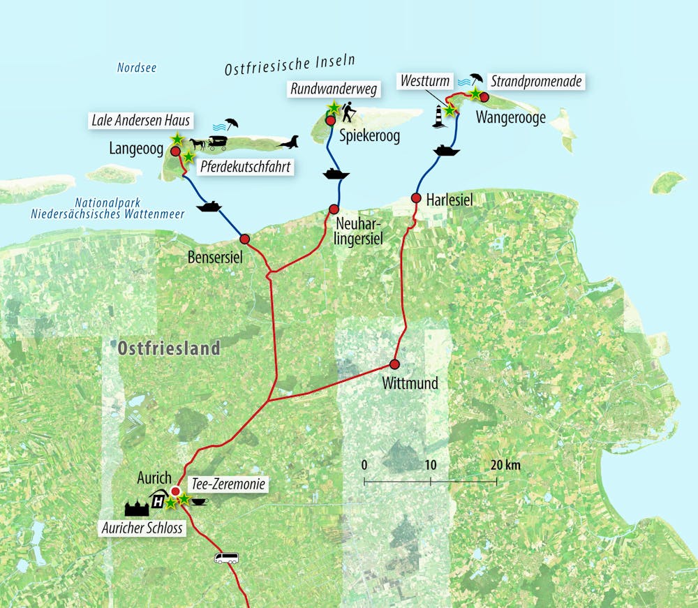 Ihre Reiseroute – © Eberhardt TRAVEL