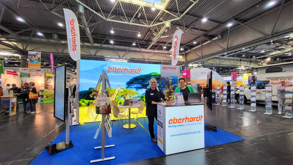 Messestand auf der Leipziger Messe 2023 – © Franziska Bergmann (Eberhardt TRAVEL)