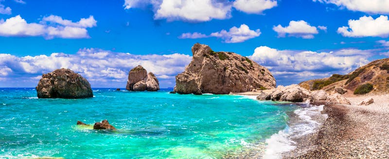 Strand am Felsen der Aphrodite bei Petra tou Romiou - Zypern - ©Freesurf - stock.adobe.com