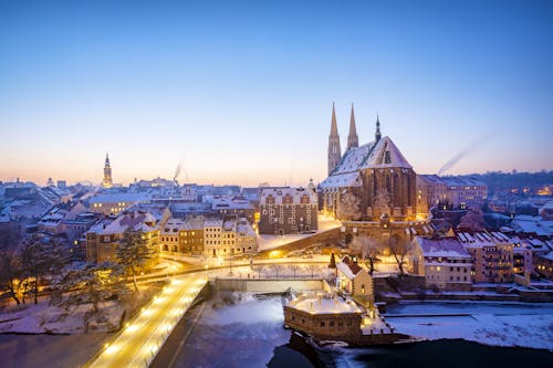 Görlitzer Altstadt mit Altstadtbrücke und Peterskirche &ndash; &copy; Nikolai Schmidt - Europastadt Görlitz-Zgorzelec GmbH