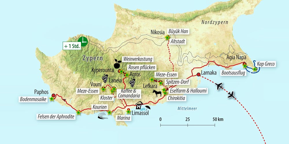 Reiseroute / GO-ZYGEN – © Eberhardt TRAVEL