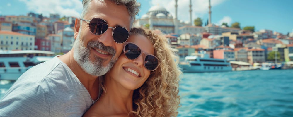 Gutgelauntes Paar in Istanbul – © Juli Soho - stock.adobe.com