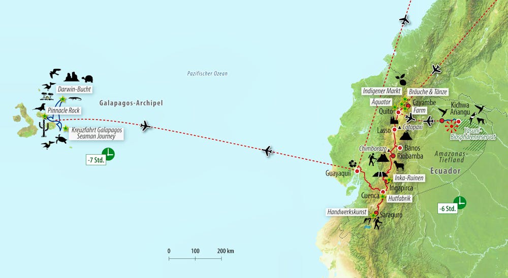 EC-GALAP Reisekarte – © Eberhardt TRAVEL