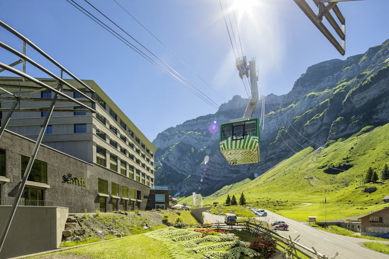 Säntis das Hotel auf der Schwägalp - ©Daniel Ammann - Säntis-Schwebebahn AG