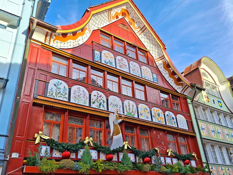 Bunte Häuser in Appenzell - ©Annette Probst-Weise - Eberhardt TRAVEL