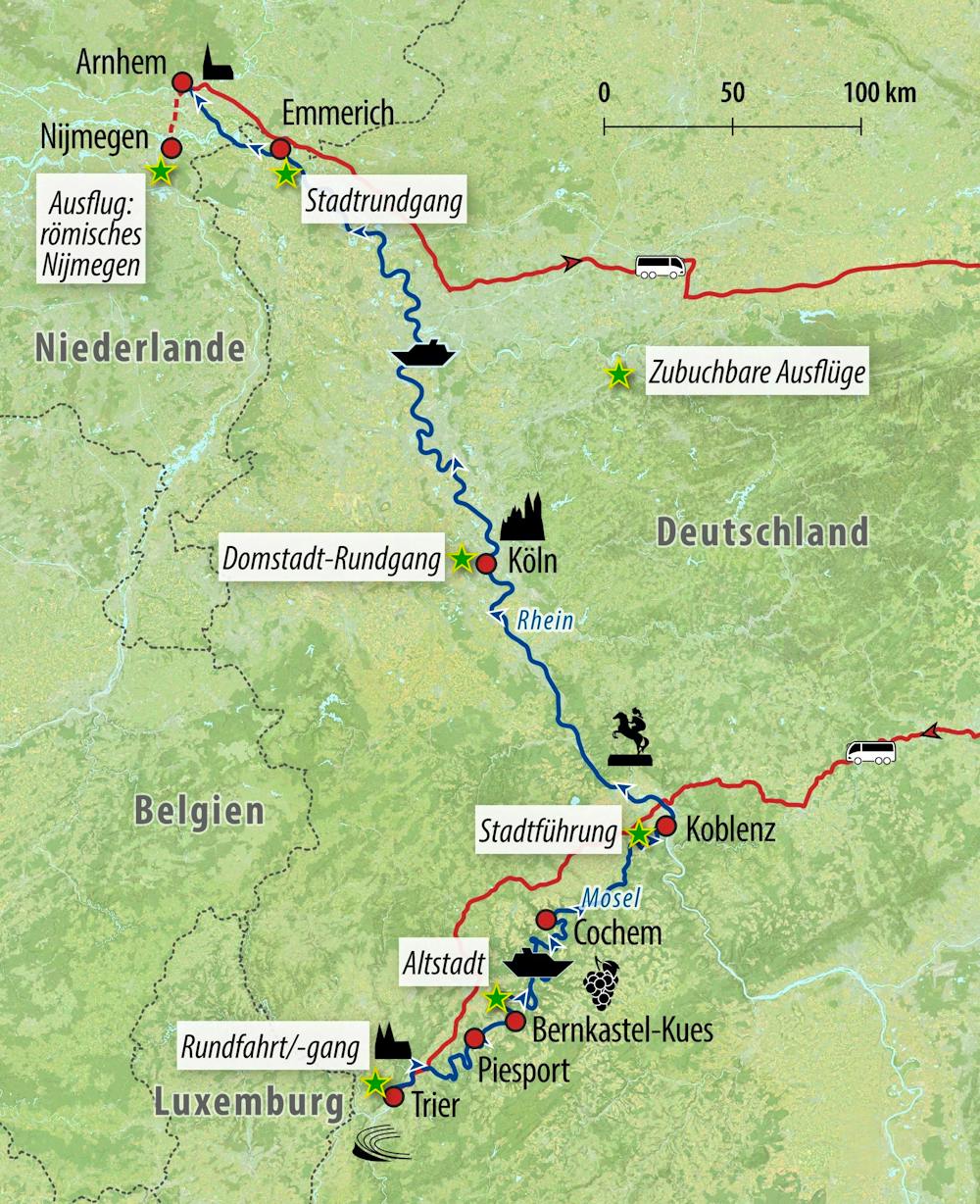 DE-RHEMO Reisekarte – © Eberhardt TRAVEL