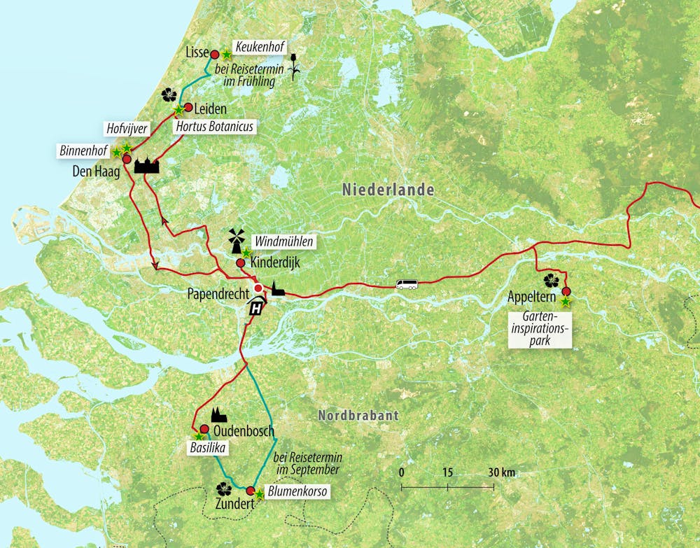 NL-BLUKO Reisekarte – © Eberhardt TRAVEL