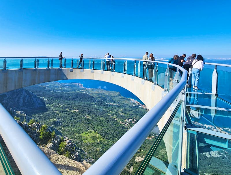 Skywalk über der Makarska Riviera - ©Petra Hady - Eberhardt TRAVEL