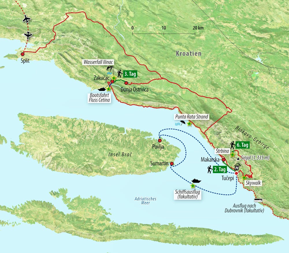 Ihre Reiseroute – © Eberhardt TRAVEL