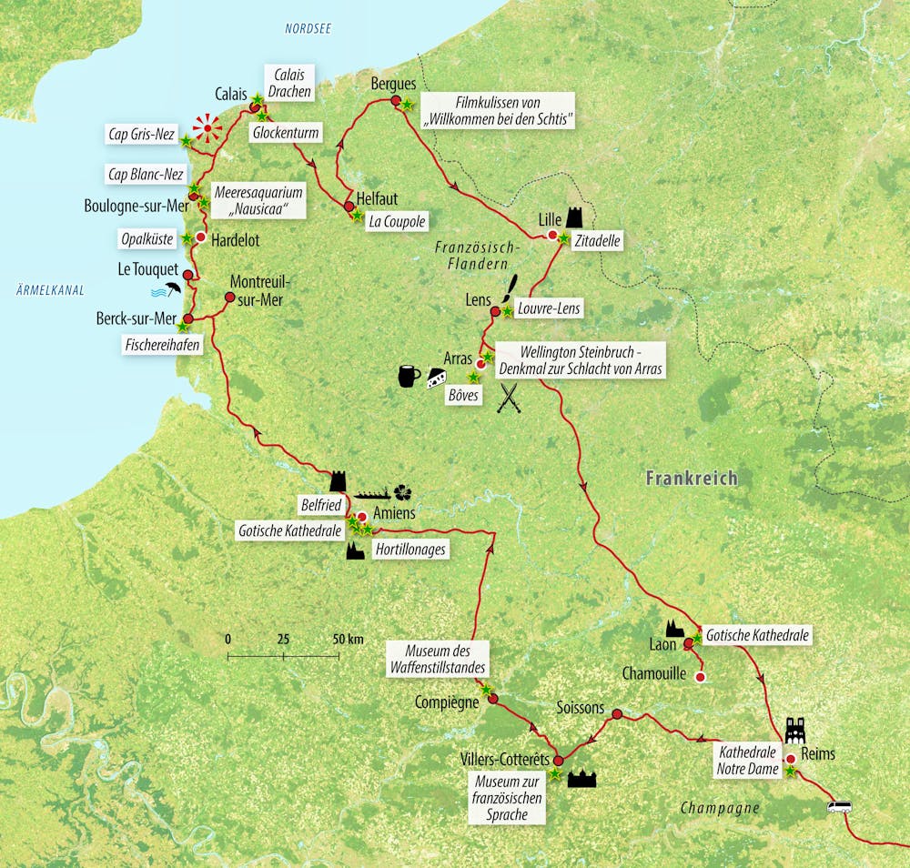 FR-NOBEL Reisekarte – © Eberhardt TRAVEL