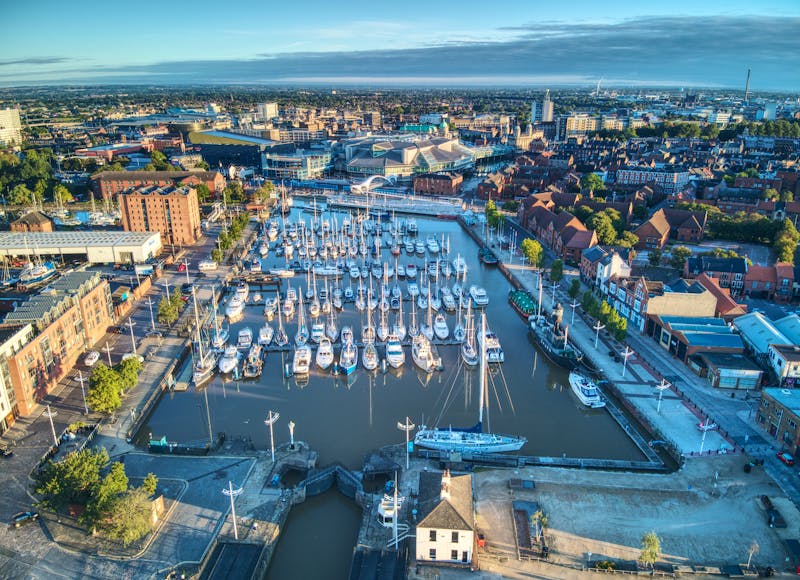 Kingston upon Hull - Hafengebiet und Jachthafen - ©Andy - stock.adobe.com