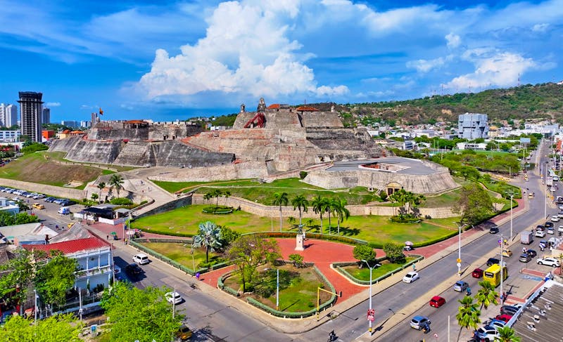 Festung San Felipe in Cartagena de Indias - Kolumbien - ©ByDroneVideos - stock.adobe.com