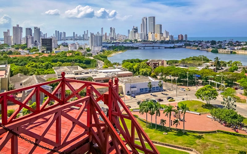 Blick von der Festung San Felipe auf Cartagena - ©Uwe Bergwitz - stock.adobe.com