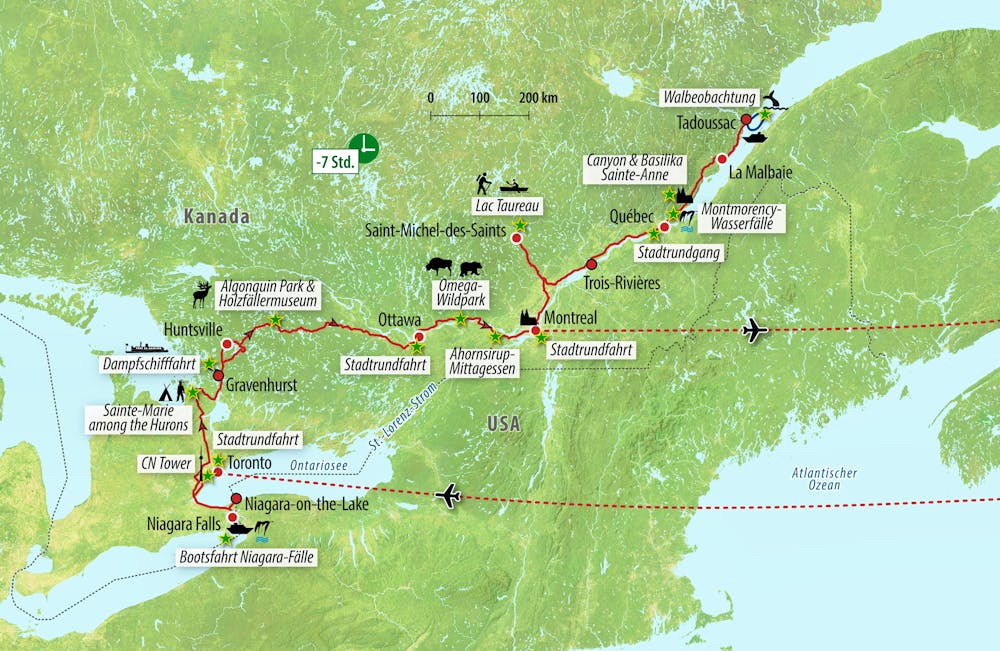 Ihre Reiseroute – © Eberhardt TRAVEL