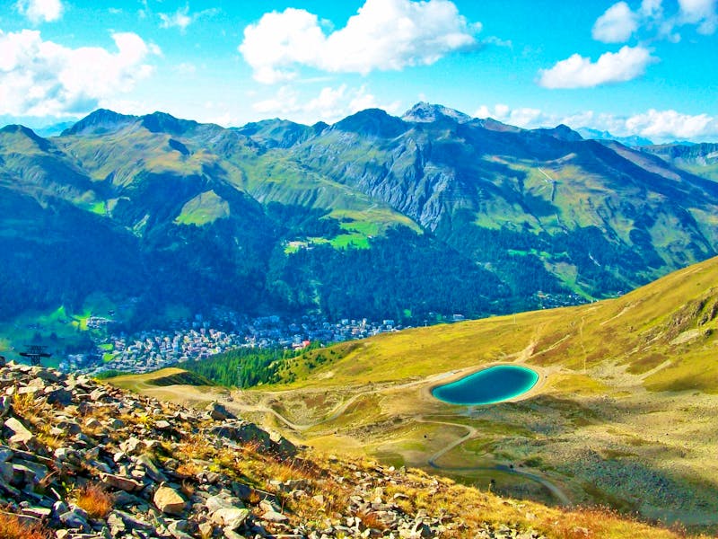 Blick vom Jakobshorn auf Davos - ©Steffen Mucke - Eberhardt TRAVEL
