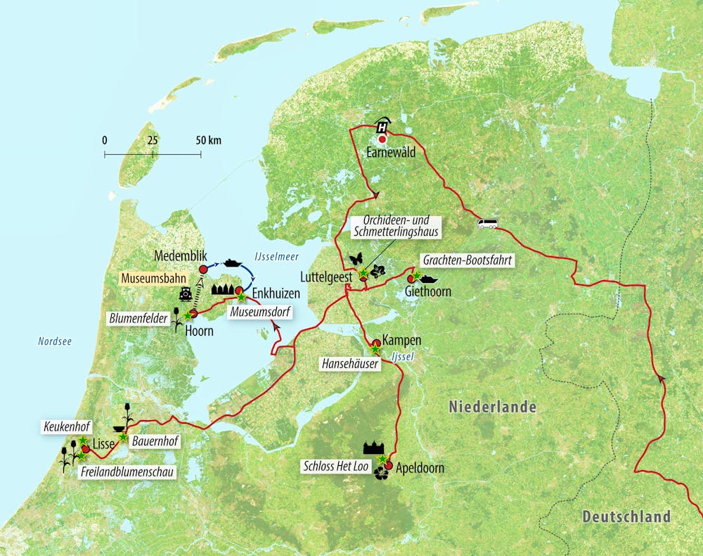 Ihre Reiseroute – © Eberhardt TRAVEL