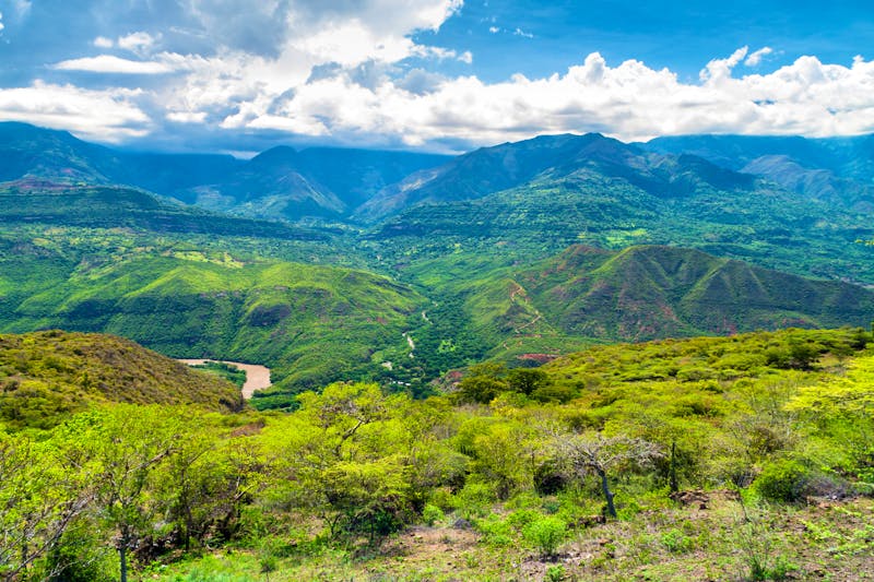 Tal des Rio Suarez in Kolumbien - ©Matyas Rehak - stock.adobe.com