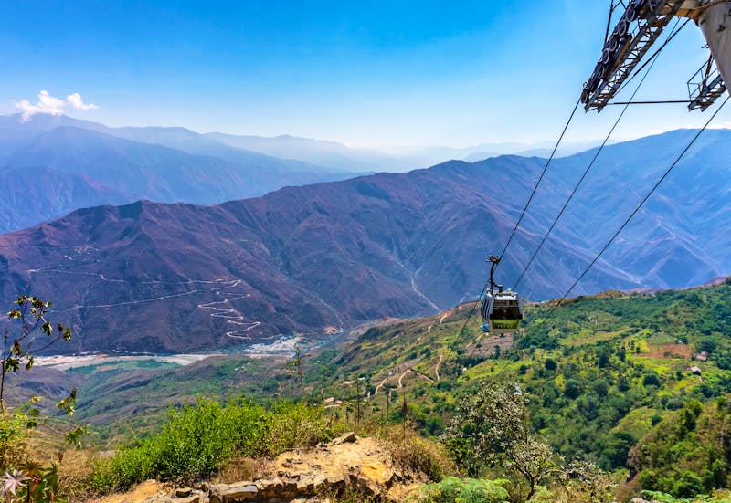 Seilbahnfahrt über den Chicamocha Canyon - ©camaralucida1 - stock.adobe.com