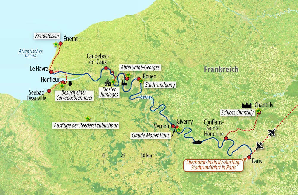 Ihre Reiseroute – © Eberhardt TRAVEL