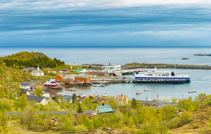 Fähre in Moskenes auf den Lofoten - ©Dmitry Pistrov - stock.adobe.com