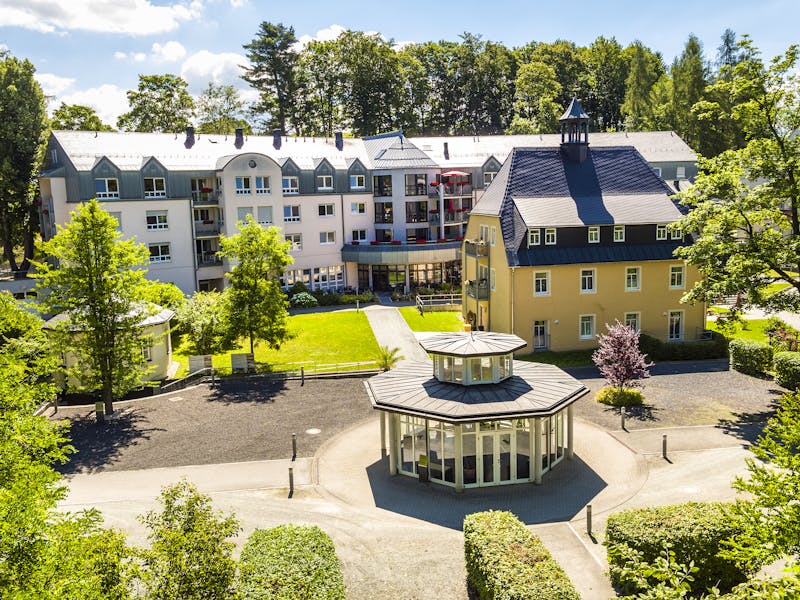 Santé Royale Hotel- & Gesundheitsresort Warmbad in Wolkenstein - Trinkpavillon  – ©Verwendung nur mit ausdrücklicher Genehmigung durch BUR Werbeagentur GmbH