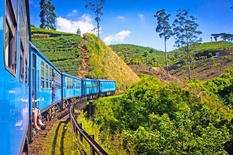 Zugfahrt im Hochland von Sri Lanka zwischen Kandy und Ella - ©Melinda Nagy - stock.adobe.com