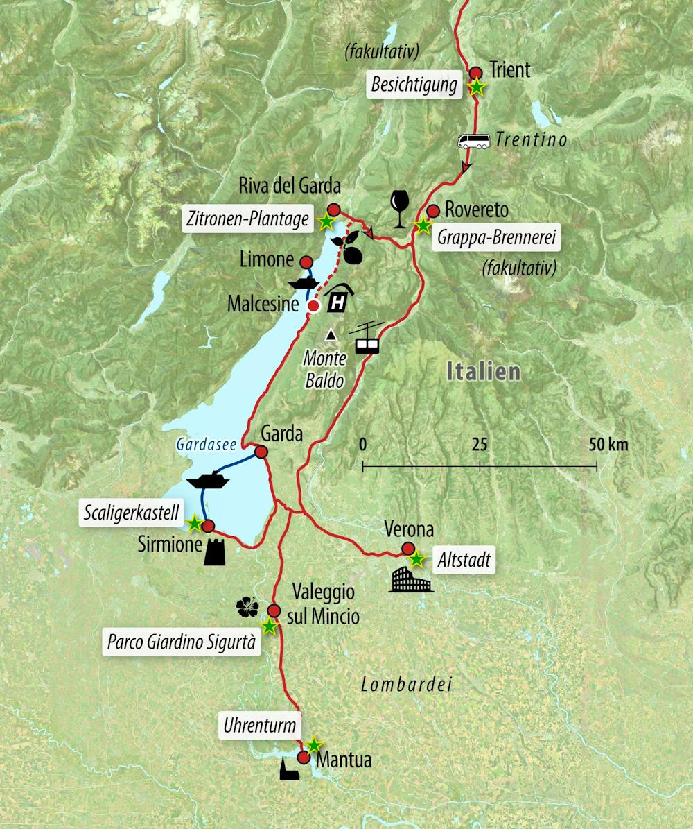 Ihre Reiseroute – © Eberhardt TRAVEL