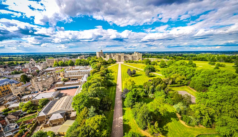 Luftaufnahme von Schloss Windsor - ©Alexey Fedorenko - stock.adobe.com