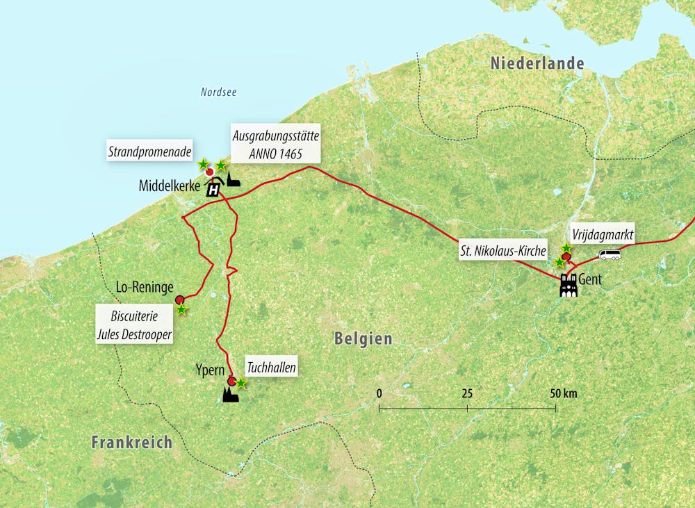 BE-MIDBH Reisekarte – © Eberhardt TRAVEL