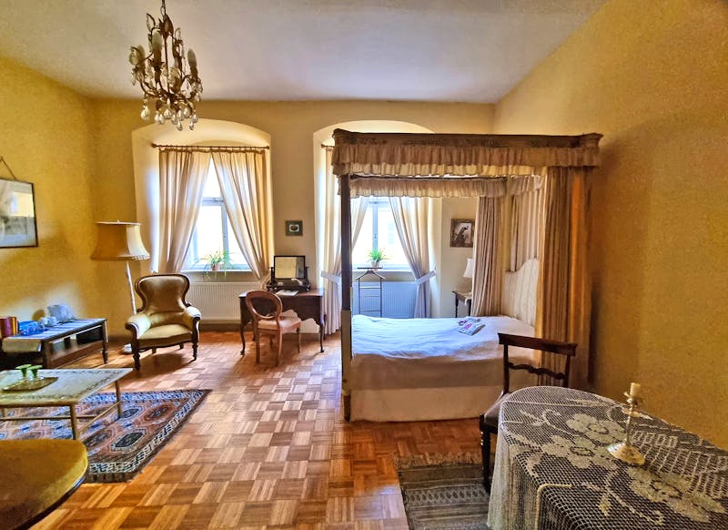 Schloss Zeilitzheim - Himmelbettzimmer - ©Katrin Deutschbein - Eberhardt TRAVEL