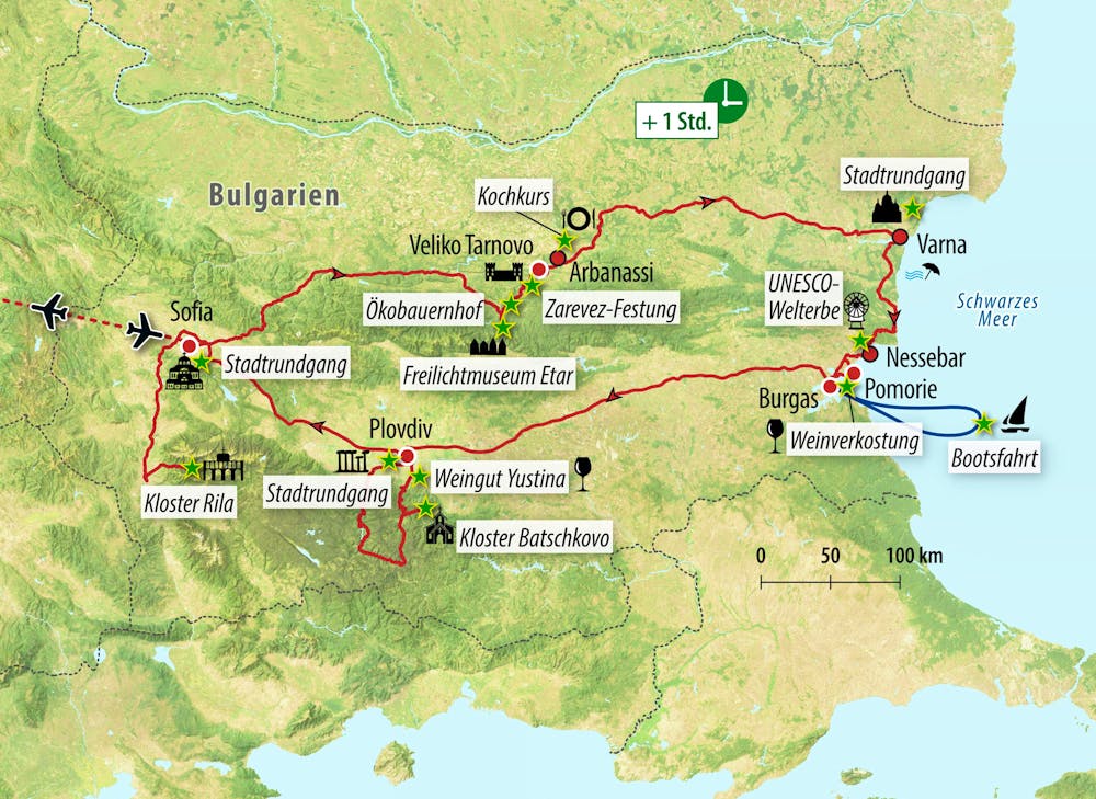 Ihre Reiseroute – © Eberhardt TRAVEL